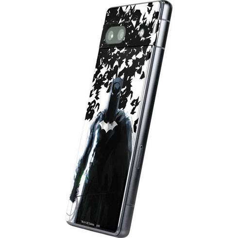 DC Comics Batman Holding batarang Art Google Pixel 7a Skin